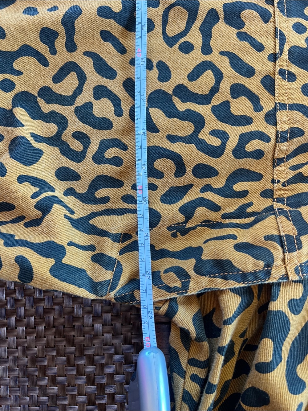 Future Collective Leopard Print Button-Front Shirt Dress - Picture 13 of 14